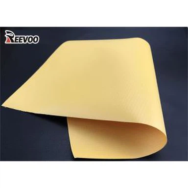 Žuta PVC laminirana prikolica Cerada rastezljivo platno za tendu